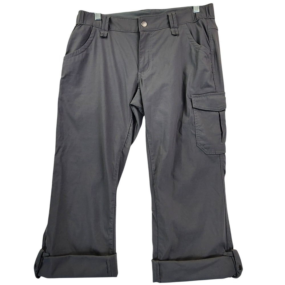 Duluth Trading Co 8x29 Gray Roll Up Cargo Pants Hiking Outdoor Gorpcore Utility